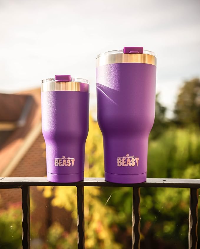 Beast 40 oz Tumbler Stainless Steel Vacuum Insulated Coffee Ice Cup Double Wall - Image 4