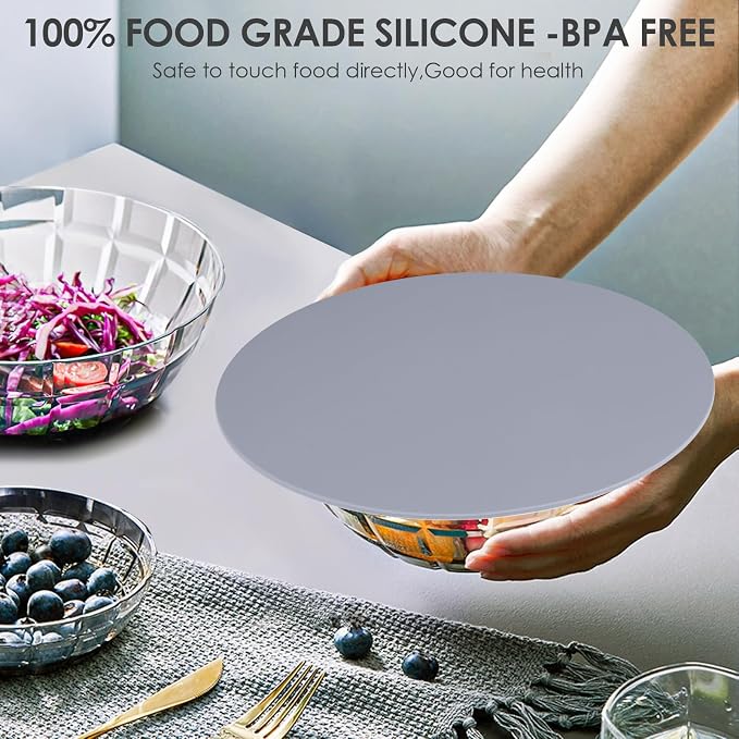 4 Pack 12 Inch Multi-Purpose Silicone Mat, As Drying Mat, Microwave Mat - Image 6