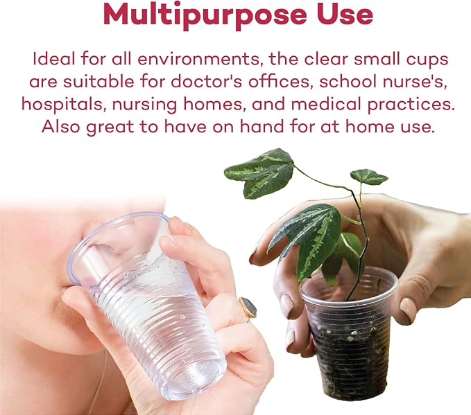 Dealmed 9 oz Disposable Plastic Cups - Image 4