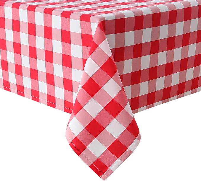 Checkered Tablecloth Rectangle, 70 x 90 Inch by Hiasan