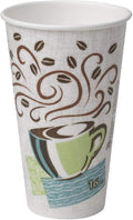 Dixie Perfectouch Insulated Paper Hot Cup, Coffee Haze Design by Unknown