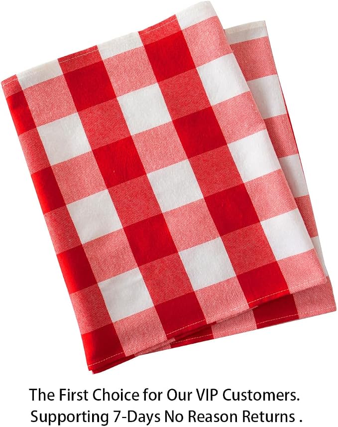 ShinyBeauty Buffalo Check Table Cover - Image 6