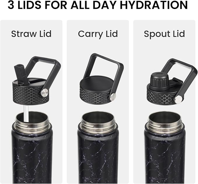 Konokyo 22 oz Insulated Stainless Steel Water Bottle - Image 4