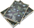 2 Pcs Serving Trays with Handle Plastic Tray by Unknown