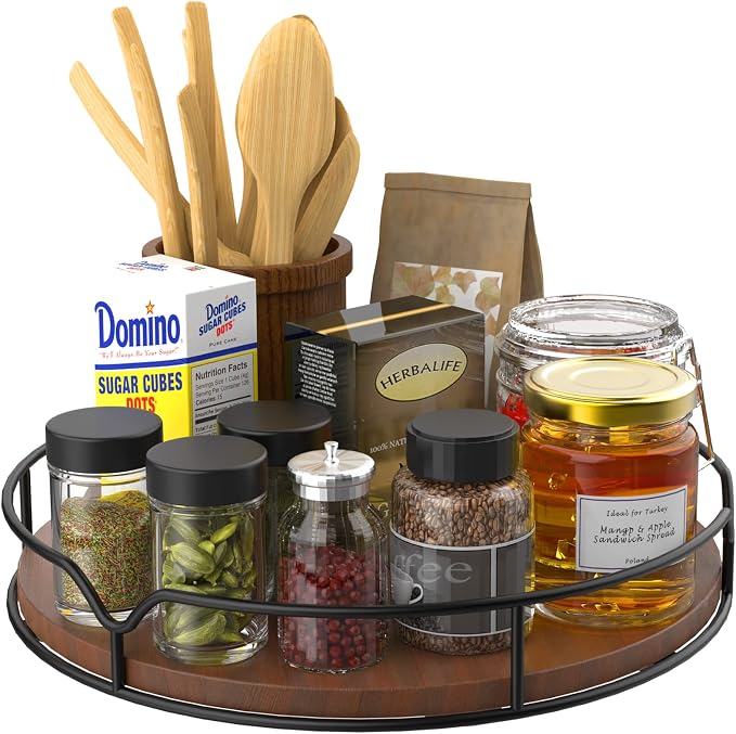 Lazy Susan Turntable Organizer by AXTEE