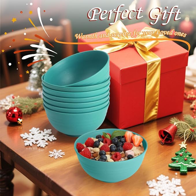 Wheat Straw Bowls, Cereal Bowls, Plastic Bowl Alternative, Unbreakable - Image 8