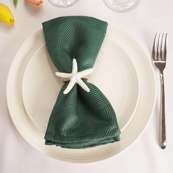 Starfish Napkin Rings Set of 12, Dinner Party, Theme Party, Coastal Table Decor - Image 6