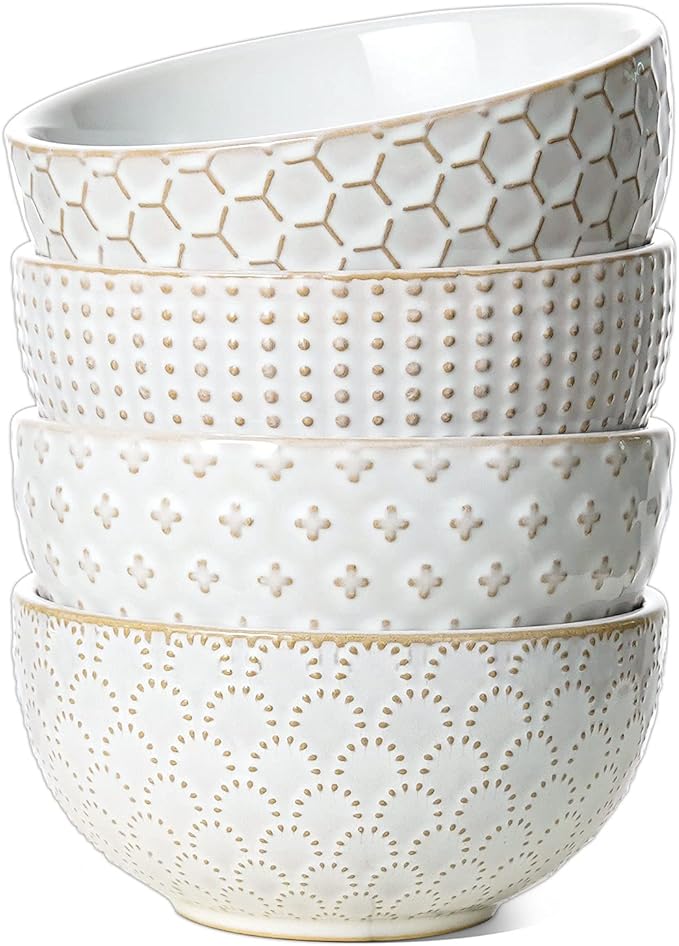 LE TAUCI Cereal bowls 26 oz, Ceramic Soup Bowl by LETAUCI