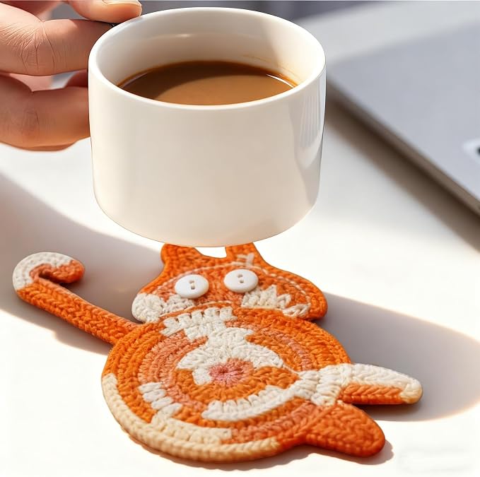 Drink Coaster, Woven Creative Coasters - Image 4