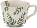 11 oz Ceramic Coffee Mug, Stoneware Teacup by LINVIA