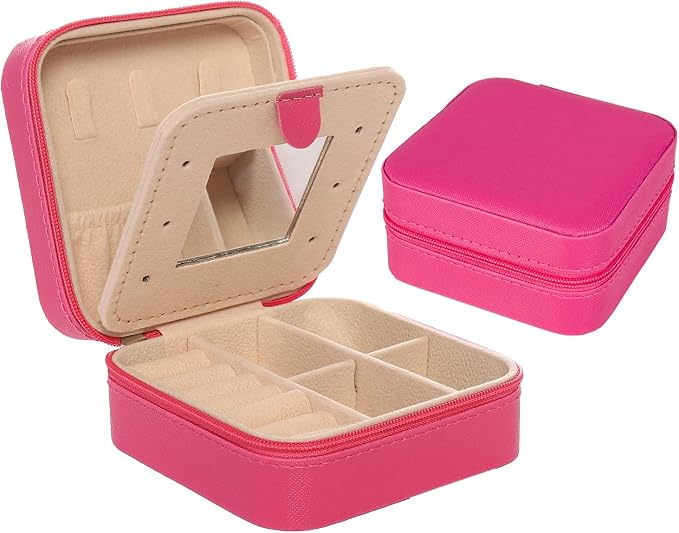 KElofoN Travel jewelry case Travel jewelry box Travel Jewelry Organizer Small by KElofoN