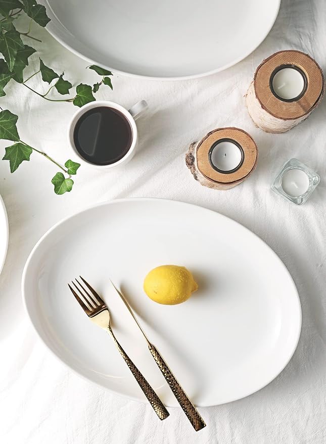 Sweese 2-Pack Porcelain Oval Serving Platters, 14.5 Inch 2.0 Count - Image 6