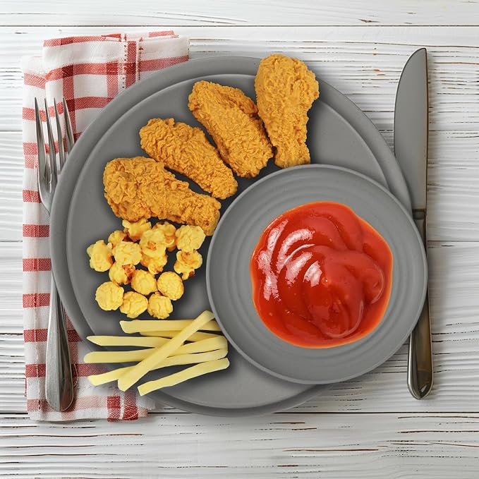 40Pack plates and bowls sets for kitchen - Image 4