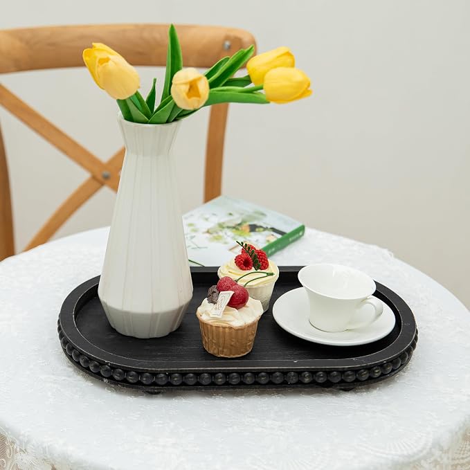 HPC Decor 15in Oval Tray for Home Decor - Image 3