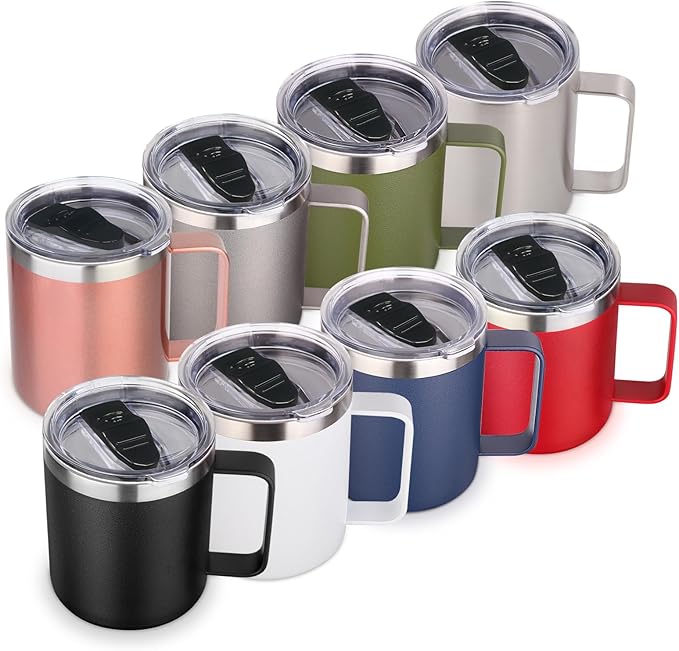 Volhoply 14oz Insulated Stainless Steel Coffee Mug by LiveFully%EF%BC%8CDrinkFreely%E2%80%94KeepGoingwithVolhoply%EF%BC%81