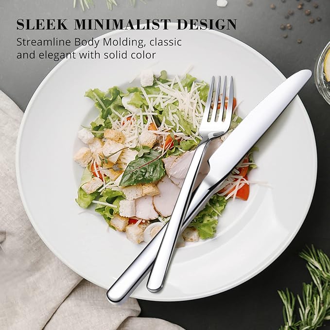 Silverware Set, 20 Piece Flatware Cutlery Set - Image 3