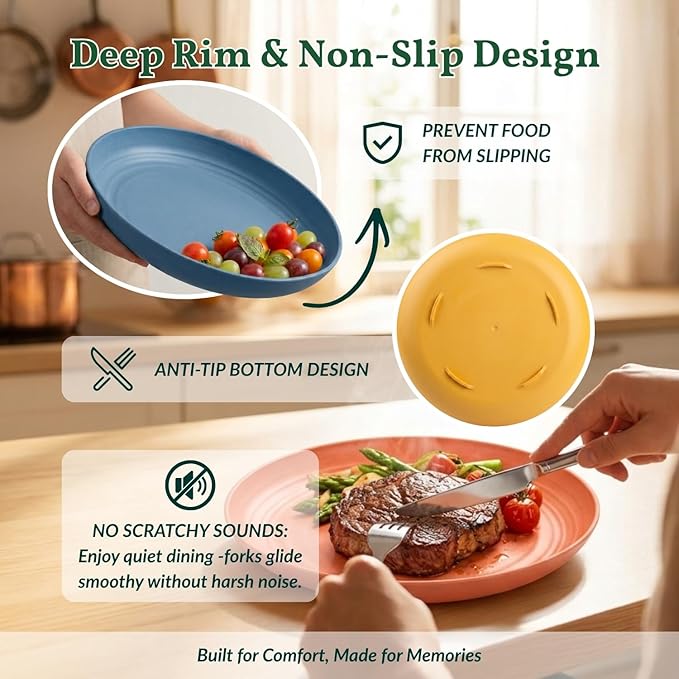 Deep Dinner Plates Set of 8 Alternative - Image 4