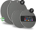 4 Pack Silicone Trivet for Hot Dishes | Heat Resistant Silicone Pot Holders for by Joyhalo