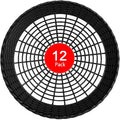 Paper Plate Holders, 8/12/24 Packs 9/10 Inch paper plate holders reusable Black by EBIGIC