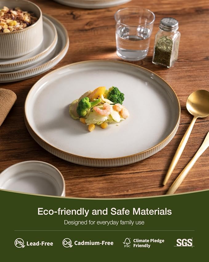 Famiware Star 12pc Stoneware Dinnerware Sets - Image 3