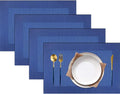 PIGCHCY Placemats Vinyl Washable Table Mats Elegant Non-Slip Placemats by PIGCHCY