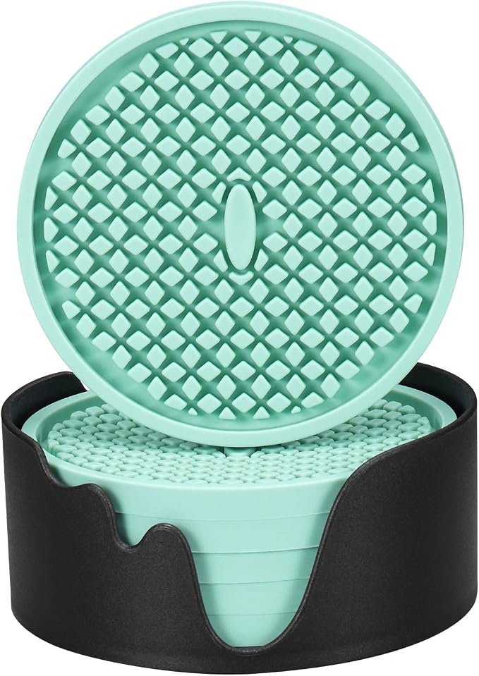 ME.FAN Silicone Coasters Thickened Drink Coasters by MEFAN