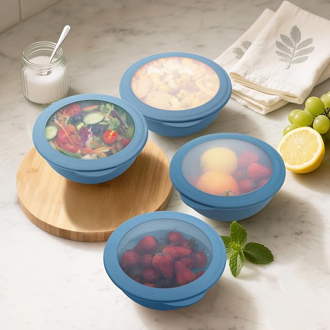 40 OZ Bowls Set of 4, Unbreakable Lightweight Bowls Set - Image 6