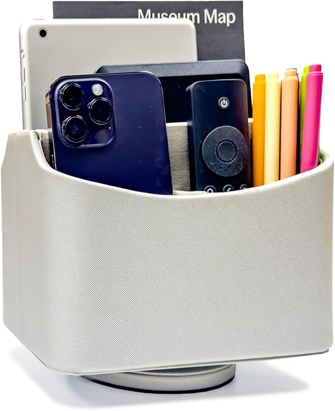 UnionBasic Rotating Desk Organizer, 360 Degree Desk Spinning Caddy, Desktop TV by UnionBasic