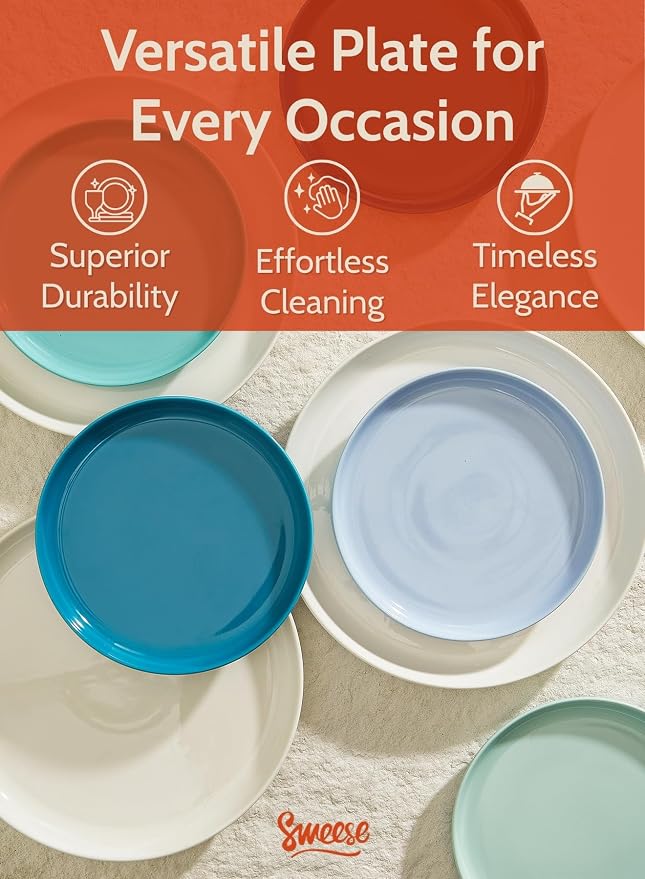 Sweese Porcelain Dessert Plates 7.4 Inch - Image 4