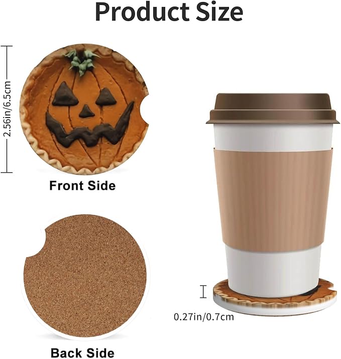 Car Coasters for Cup Holder 2 Pack - Image 3