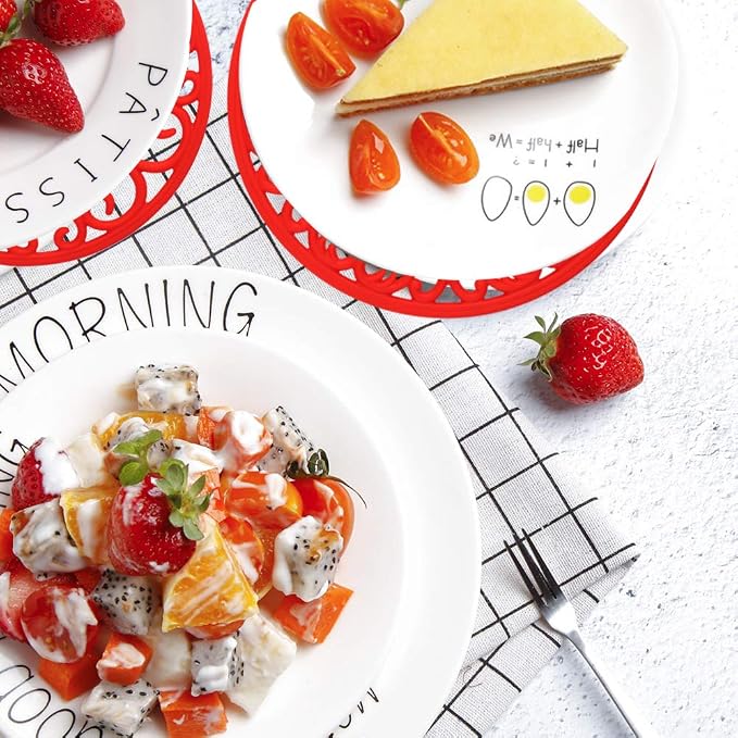 ME.FAN Trivets for Dishes/Pots/Pans, Flexible/Durable/Non Slip Hot Pads to - Image 4