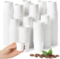 100 Pack 2oz Mini Coffee Cups Disposable Paper Cups Hot or Cold Beverage Cup by Unknown