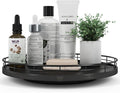 AMH 12-Inch Oak Lazy Susan Vanity Tray by AMH