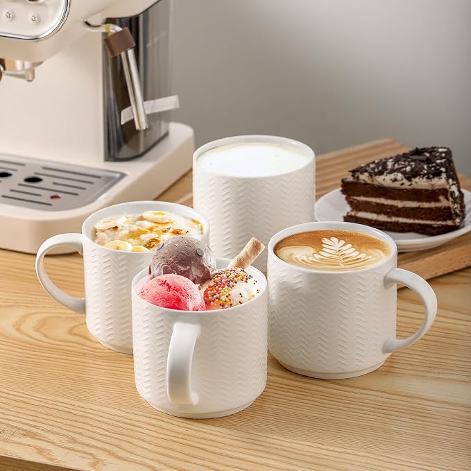 Hasense Coffee Mugs Set of 4 - Image 6