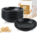 4 Inch Dipping Bowls 8 Pieces, Lightweight and Unbreakable Wheat Straw Plates by BUSOKIP