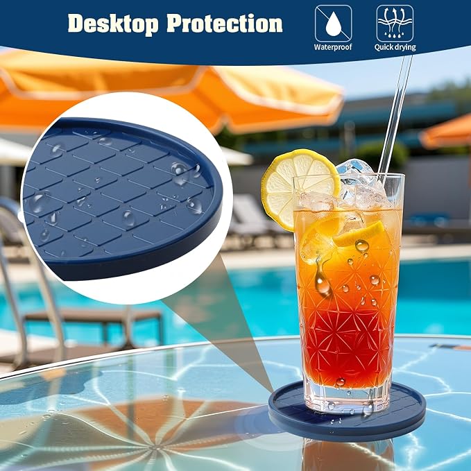 Coasters, Drink Coasters Set of 8 - Image 3