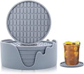 Soft, Shockproof & Safe – Unique 3‑Style Silicone Rubber Coasters Set by Unknown