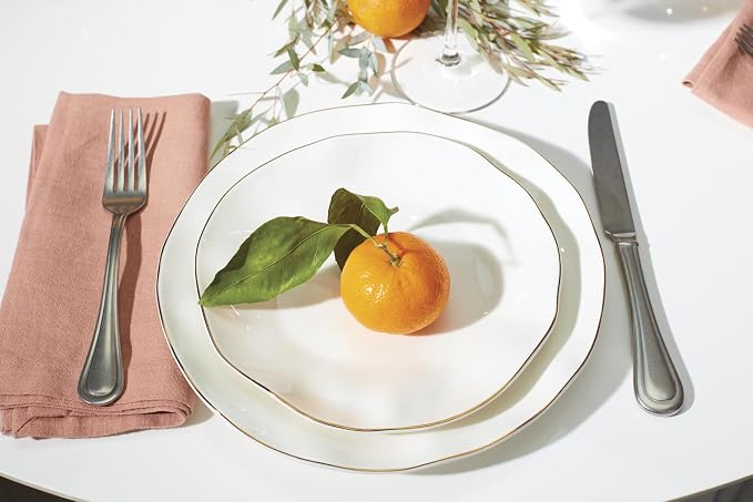 Lenox Blue Bay White Porcelain 18-Piece Dinnerware Set - Image 3