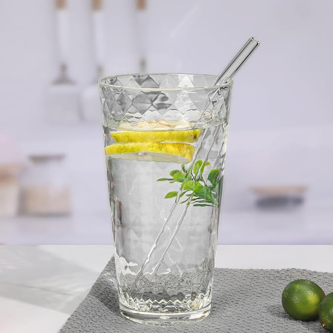 BPA-Free Plastic Tumblers 8 Pack | Reusable Dishwasher Safe | Stackable - Image 5
