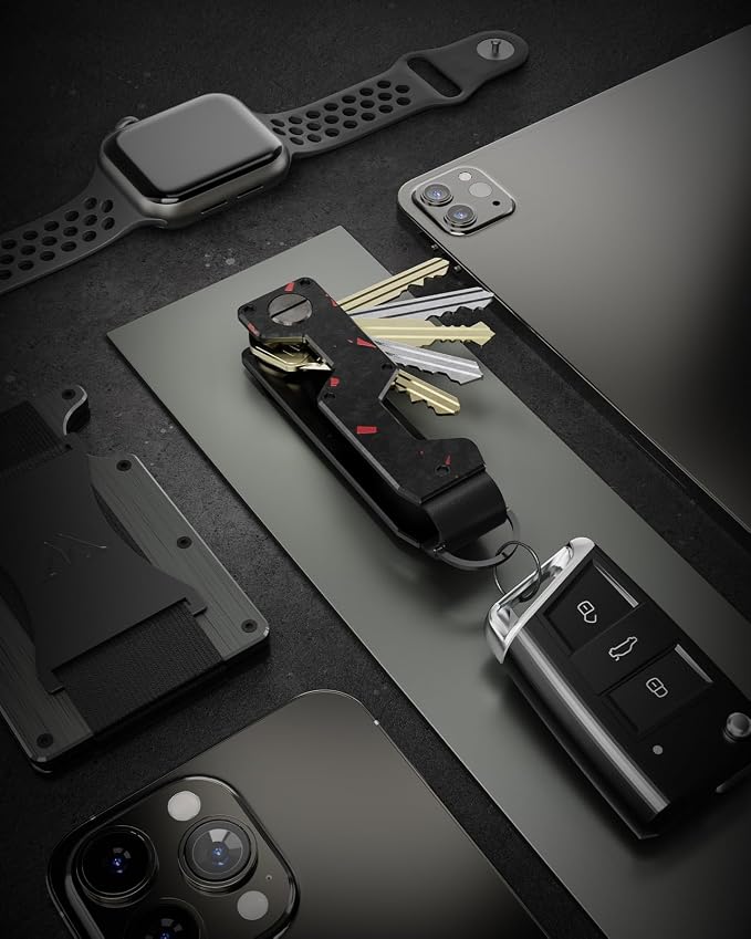 Key Organizer Compact Key Holder Metal Key Chain Minimalist key case key holder - Image 5
