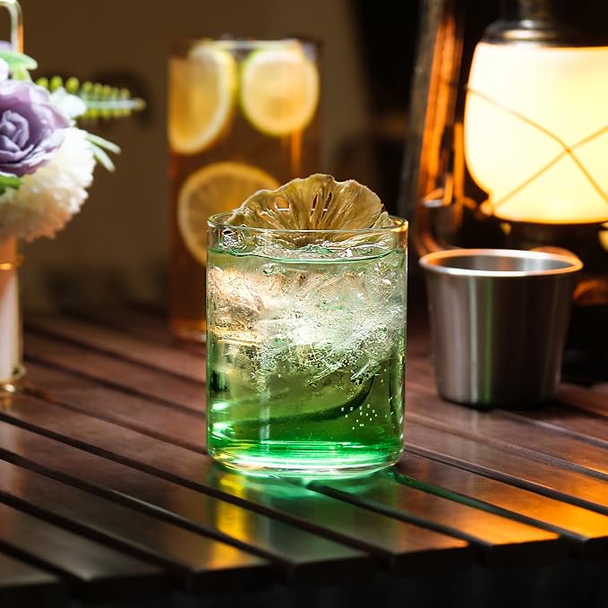 LUXU Drinking Glasses 15 oz, Water Glasses, Mojito Glass Cups, Bar Glassware - Image 6