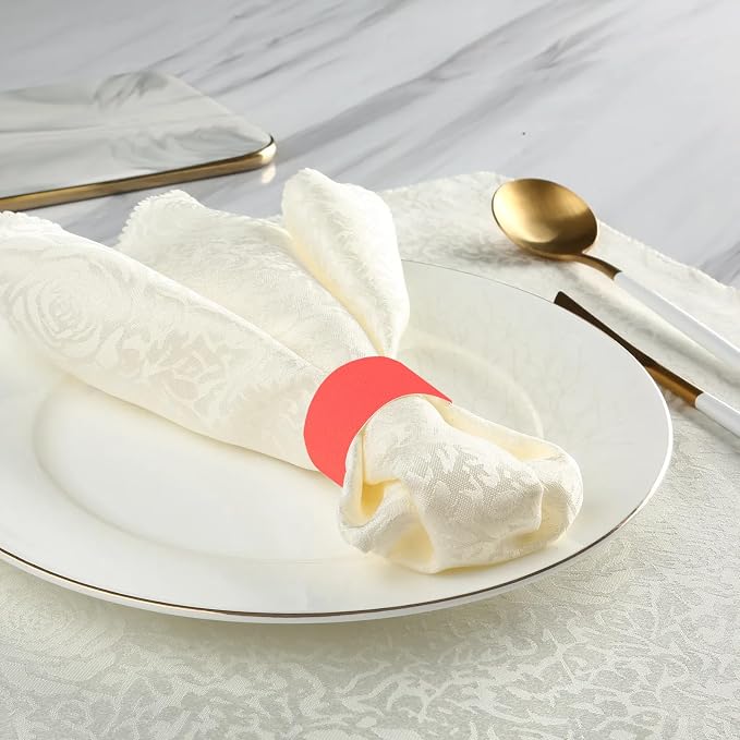 Germiwipe Paper Napkin Band Box of 500, Napkin Rings Self Adhesive, Family - Image 4