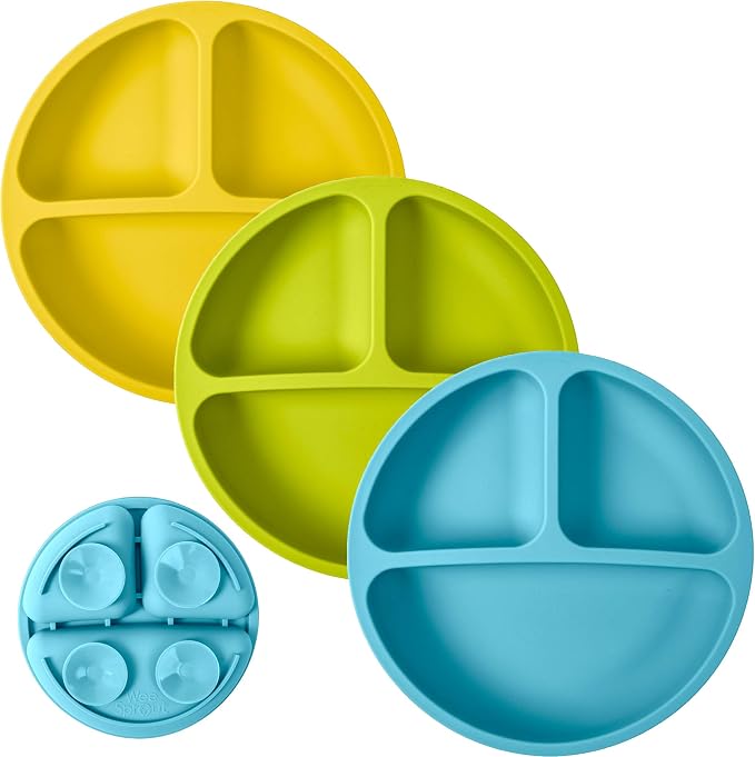 WeeSprout Suction Plates for Babies & Toddlers by WeeSprout
