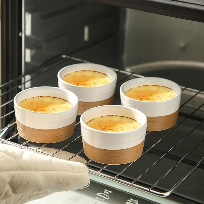 Ramekins 4 OZ Oven Safe, Mini Dessert Bowls - Image 3