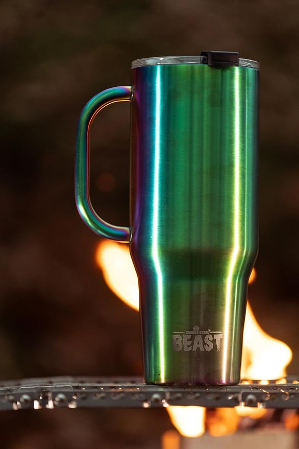 Beast 42 oz Tumbler with Handle Stainless Steel Vacuum Insulated Coffee Ice Cup - Image 2
