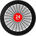 Paper Plate Holders, 8/12/24 Packs 9/10 Inch paper plate holders reusable Black by EBIGIC