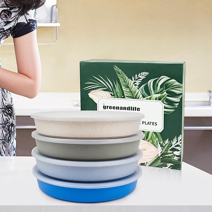 9 Inch 4PCS Divided Plates - Image 6
