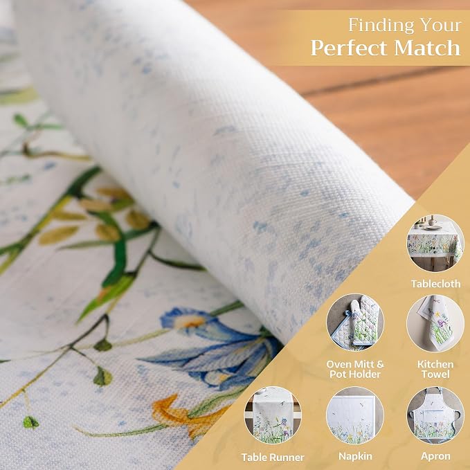 Maison d' Hermine Placemats Set of 4 Reusable 100% Cotton | Cloth Place Mats - Image 6