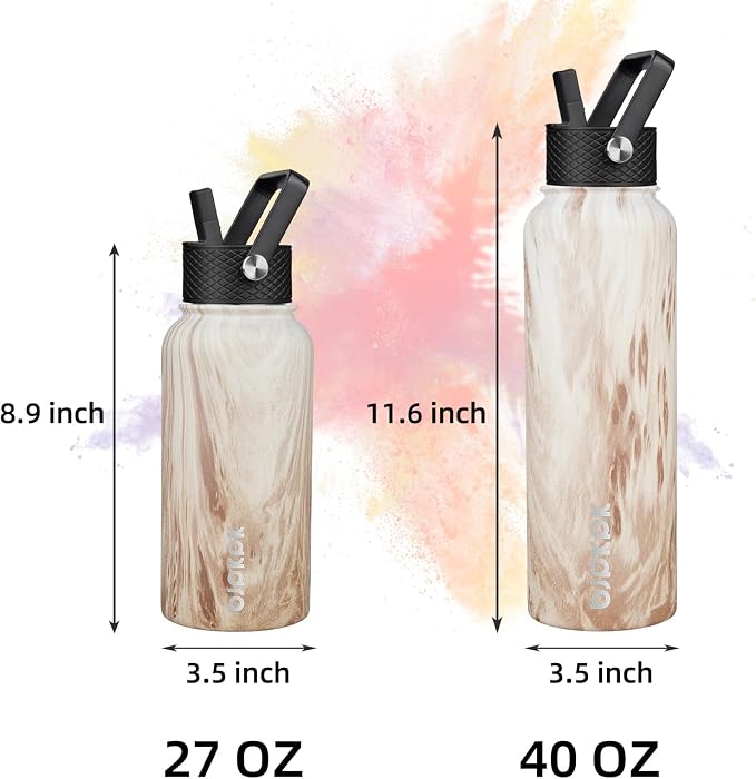 BJPKPK 40oz Insulated Water Bottle - Image 4