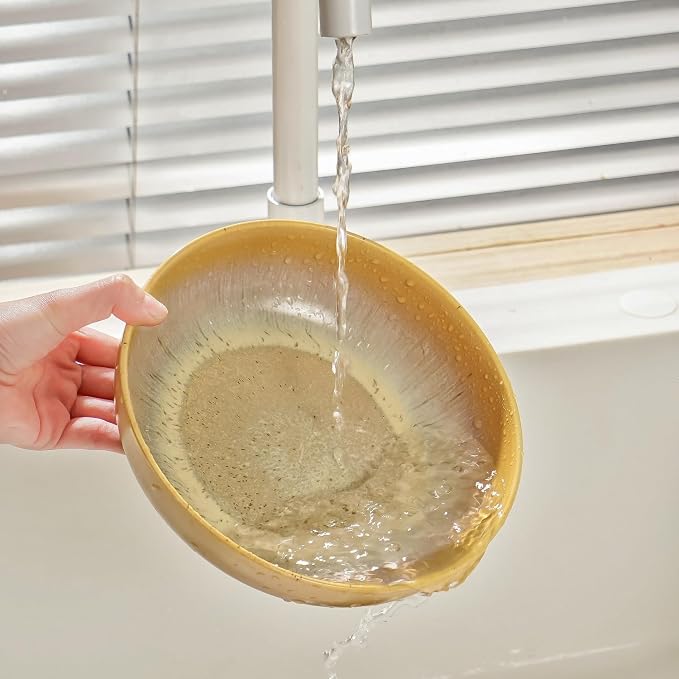 30oz Ceramic bowls set of 4-8" serving bowls - Image 5